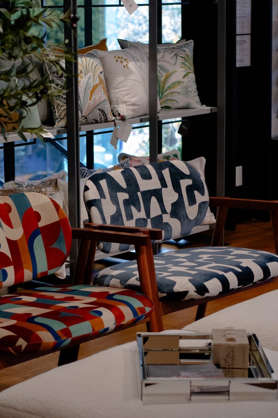 Sillón tapizado en Artell